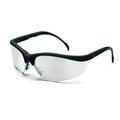 Safety Works Klondike Safety Glasses Clear Lens Black Frame 1 pc CKD119B